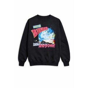 Justin Bieber Anyone Graphic Sweatshirt Black Crewneck Pullover Small 2022 Tour‎
